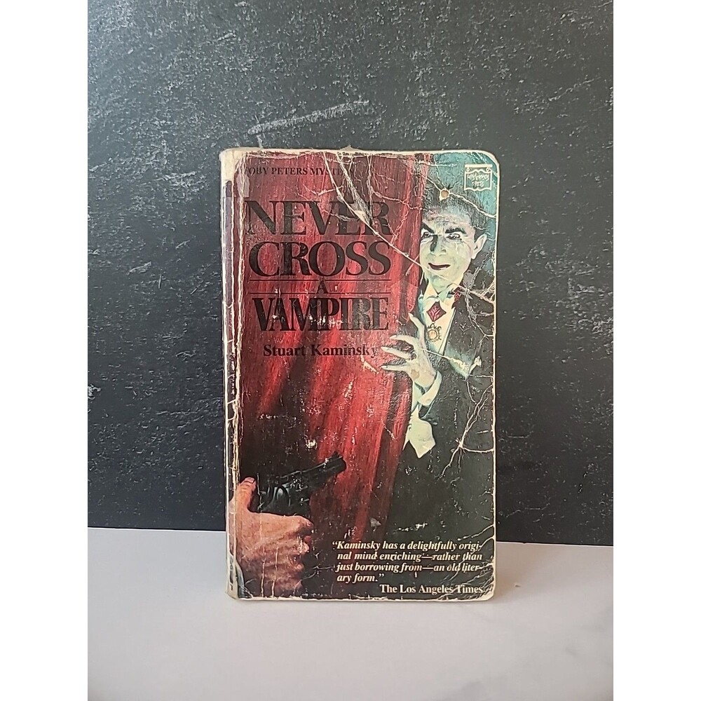Never Cross A Vampire By Stuart Kaminsky Paperback